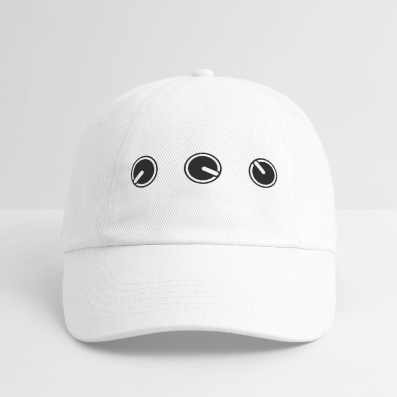round circle turn loudness button knobs switch pla Baseball Cap