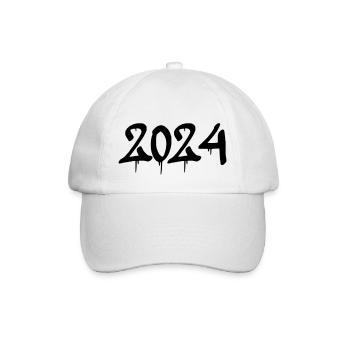 2024 - Baseballkappe - Weiß/Weiß - Vorne