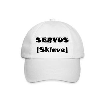Sklave - Baseballkappe - Weiß/Weiß - Vorne