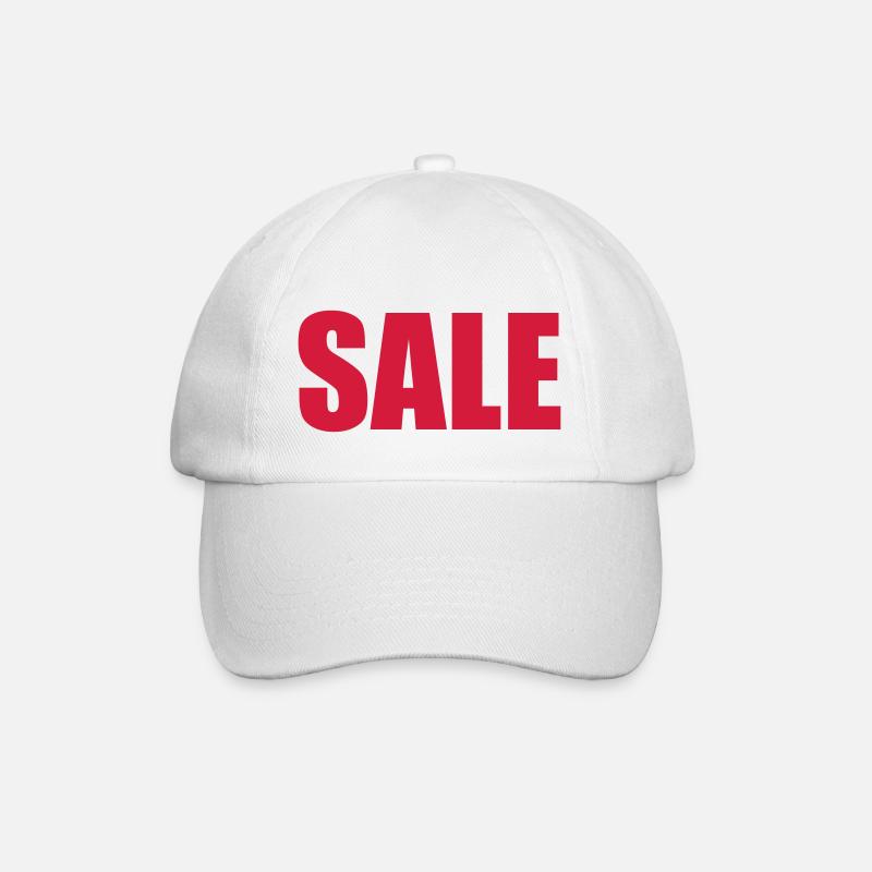 vente - Casquette classique - blanc/blanc
