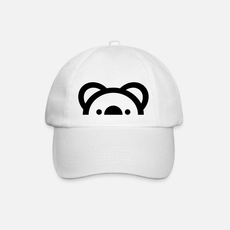Koala - Baseballkappe - Weiß/Weiß
