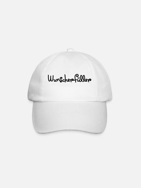 wish fulfillers - Baseball Cap - white/white