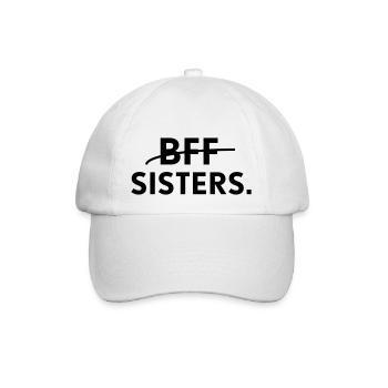 bff sisters - Baseball Cap - white/white - Front