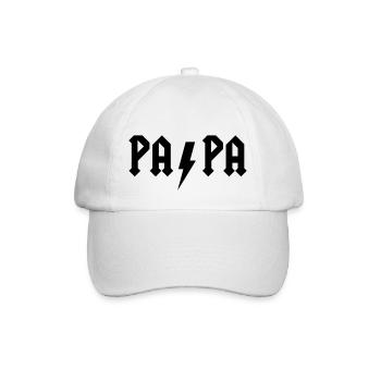 PAPA - Baseball Cap - white/white - Front