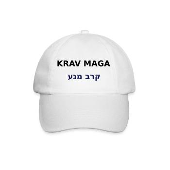 KRAV MAGA - Baseballkappe - Weiß/Weiß - Vorne