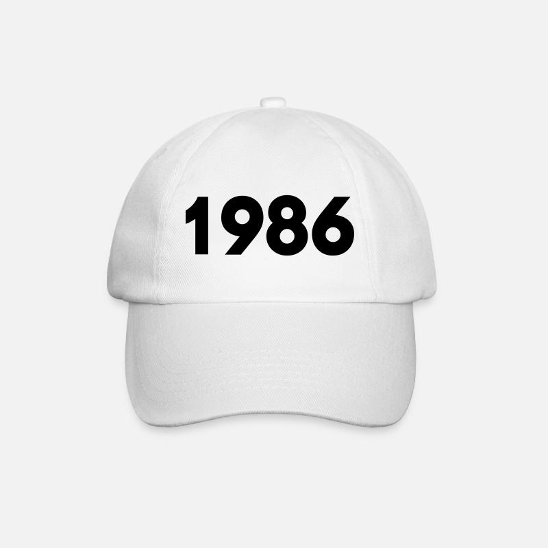 1986 - Casquette classique - blanc/blanc