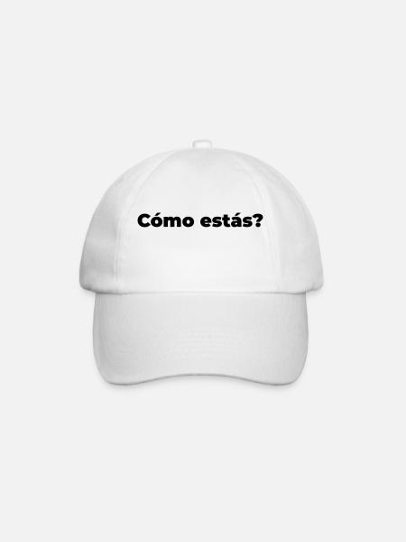 como estas - Baseballkappe - Weiß/Weiß