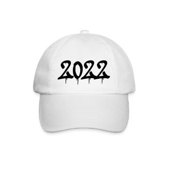 2022 - Baseballkappe - Weiß/Weiß - Vorne