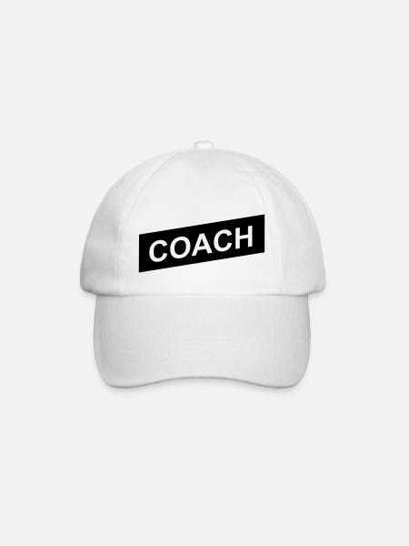coach black up - Baseballkappe - Weiß/Weiß