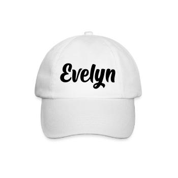 Evelyn - Baseballkappe - Weiß/Weiß - Vorne