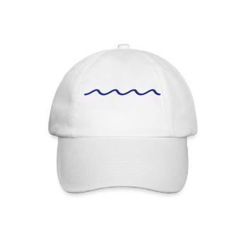 water - Casquette classique - blanc/blanc - Devant