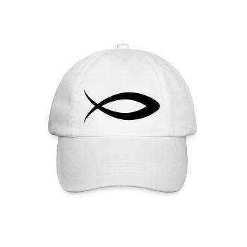 fish__f1 - Casquette classique - blanc/blanc - Devant