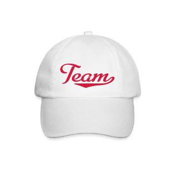 Team - Baseballkappe - Weiß/Weiß - Vorne