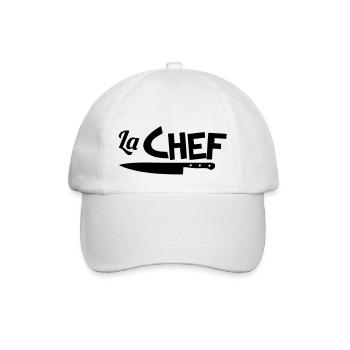 La chef - Casquette classique - blanc/blanc - Devant