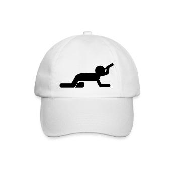 saeufer - Baseballkappe - Weiß/Weiß - Vorne