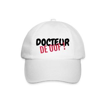 Arzt / Medizin / Ärztin / doctor - Baseballkappe - Weiß/Weiß - Vorne