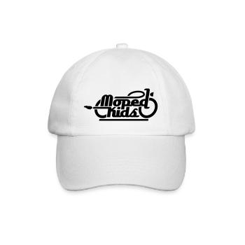 Moped Kids / Mopedkids (V1) - Baseballkappe - Weiß/Weiß - Vorne