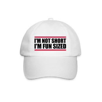Not short fun sized - Baseball Cap - white/white - Front