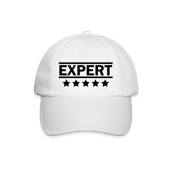 EXPERT - Baseball Cap - white/white - Front
