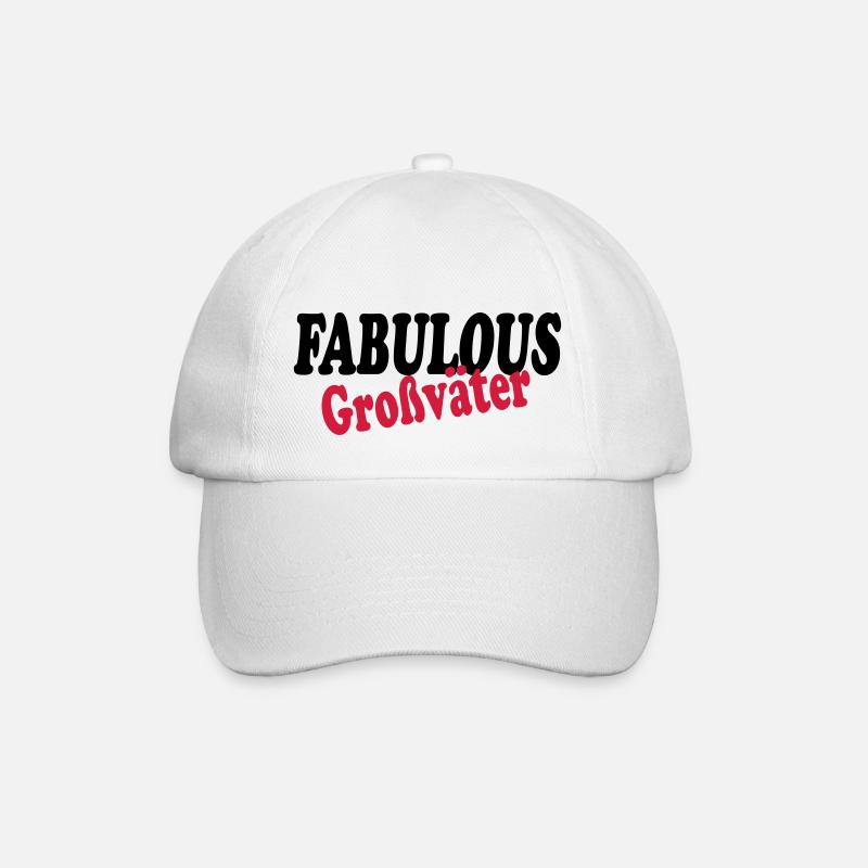 Fabulous Großväter - Baseball Cap - white/white