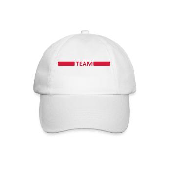 Team Line - Baseball Cap - white/white - Front
