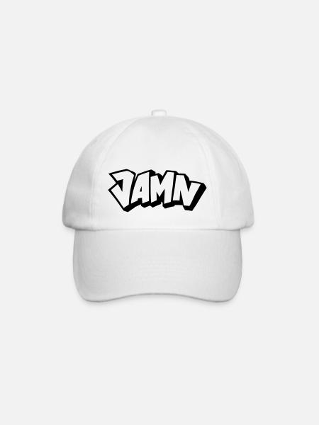 JAMN Jamming in the name of the Lord - Baseballkappe - Weiß/Weiß