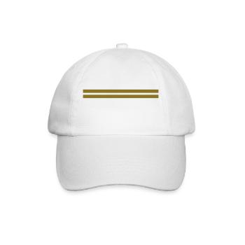 line - Baseball Cap - white/white - Front