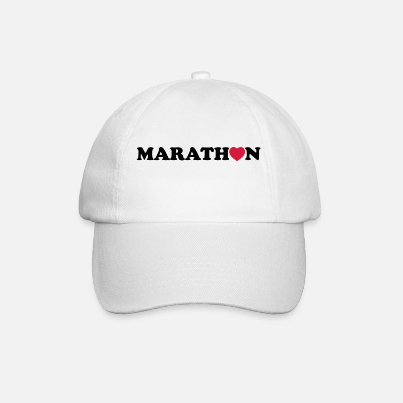 marathon - Casquette classique - blanc/blanc