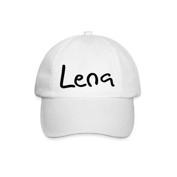 lena - Baseball Cap - white/white - Front
