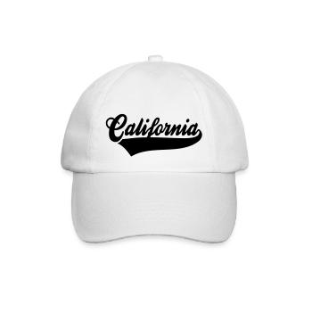 California - Baseballkappe - Weiß/Weiß - Vorne