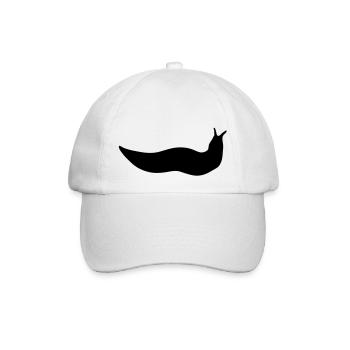 slug slug Nacktschnecke babosa lumaca1 - Baseball Cap - white/white - Front