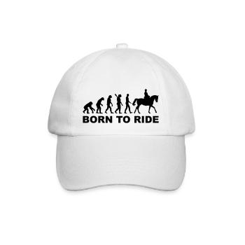 Evolution Reiten - Baseballkappe - Weiß/Weiß - Vorne