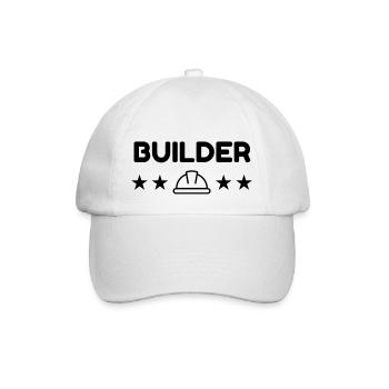 manoeuvre / chantier / bâtiment / ouvrier - Casquette classique - blanc/blanc - Devant