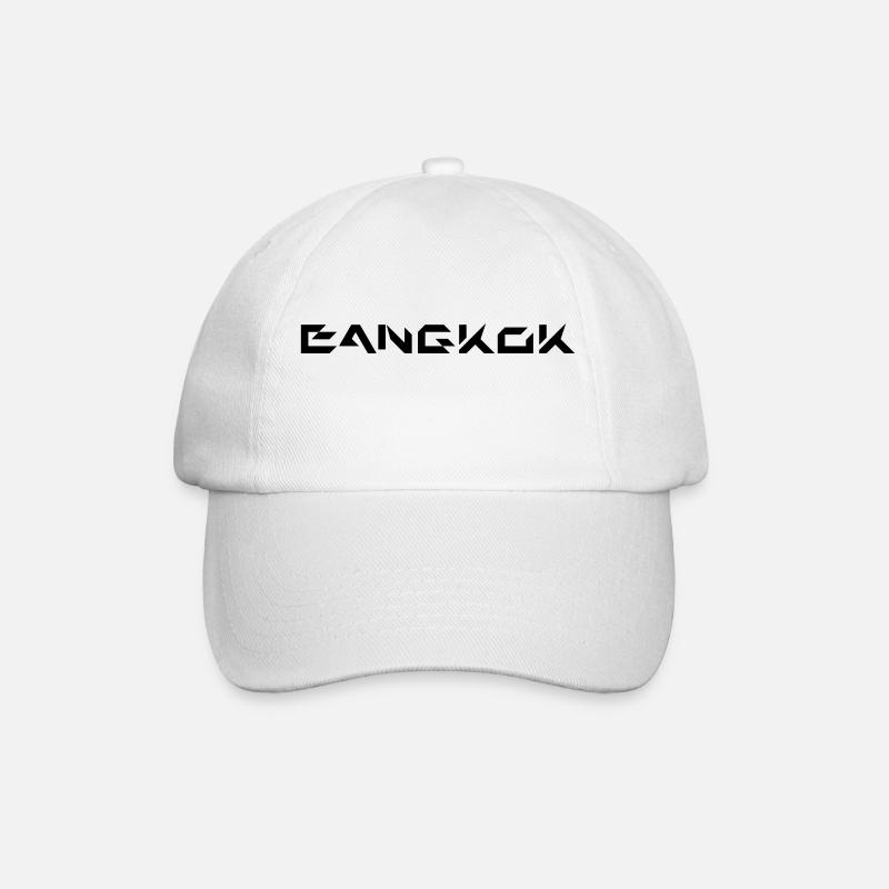 Bangkok II - Baseballkappe - Weiß/Weiß