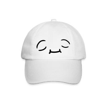 Conception de visage détendue - Casquette classique - blanc/blanc - Devant