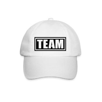 team - Baseballkappe - Weiß/Weiß - Vorne