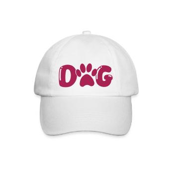 Patte de chien - Casquette classique - blanc/blanc - Devant