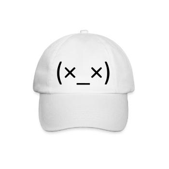 Close your eyes and take a deep breath! 😵‍💫 - Baseball Cap - white/white - Front