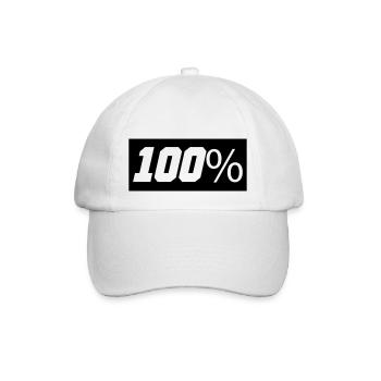100 - Casquette classique - blanc/blanc - Devant