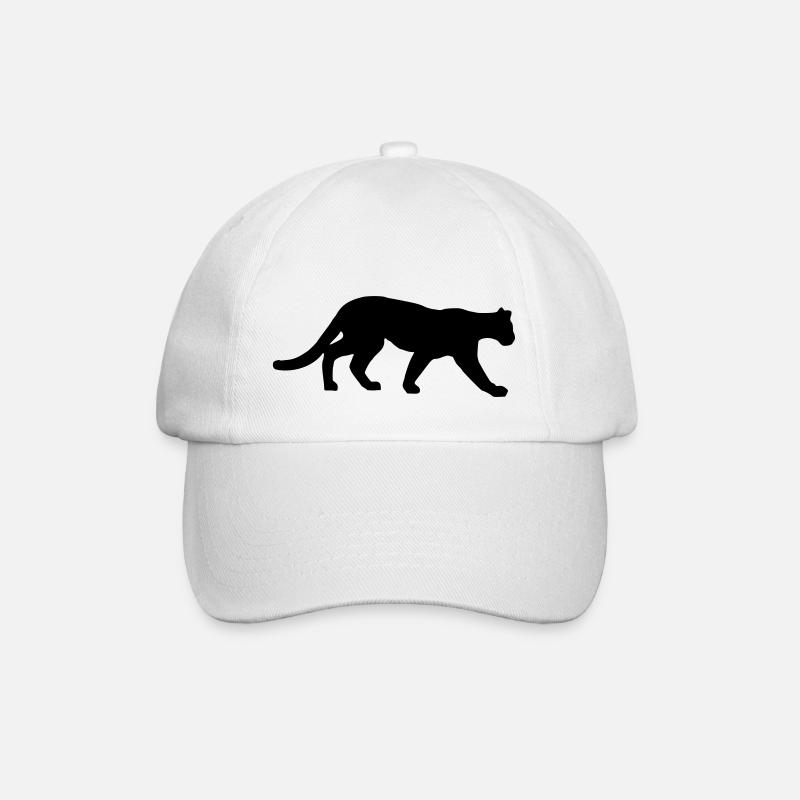Panther - Baseballkappe - Weiß/Weiß