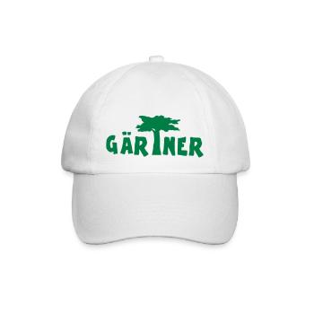 Gärtner - Baseballkappe - Weiß/Weiß - Vorne