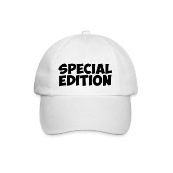 special edition quote humor i am gift - Baseball Cap - white/white - Front