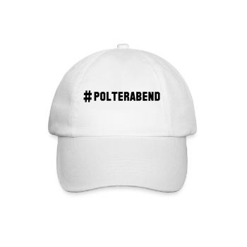 # polterabend - Baseballkappe - Weiß/Weiß - Vorne