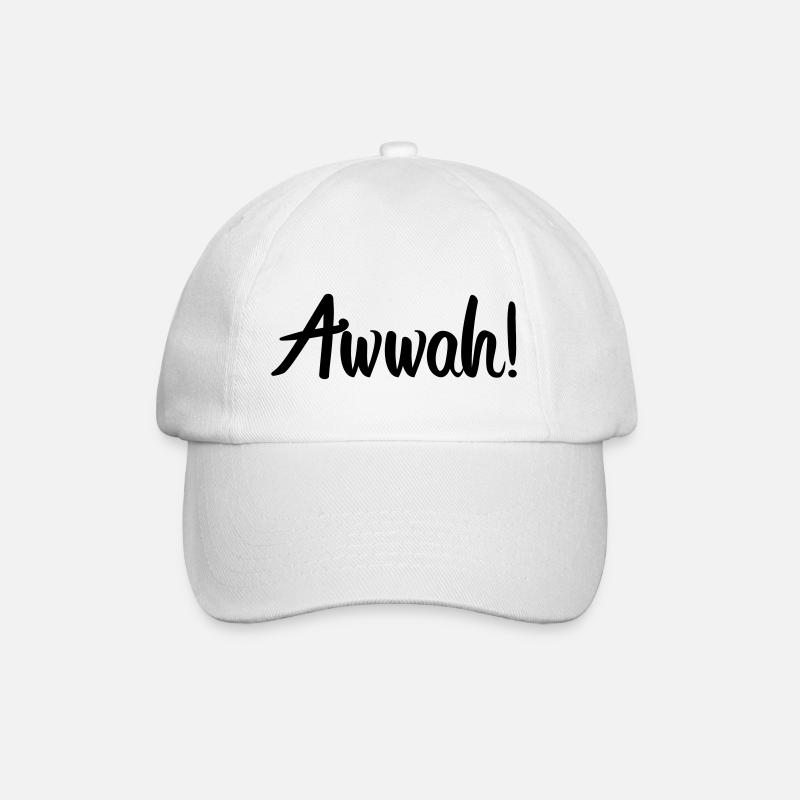 Awwah - Baseballkappe - Weiß/Weiß