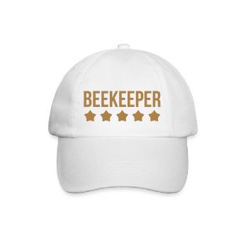 Beekeeper / Beekeeping - Baseball Cap - white/white - Front