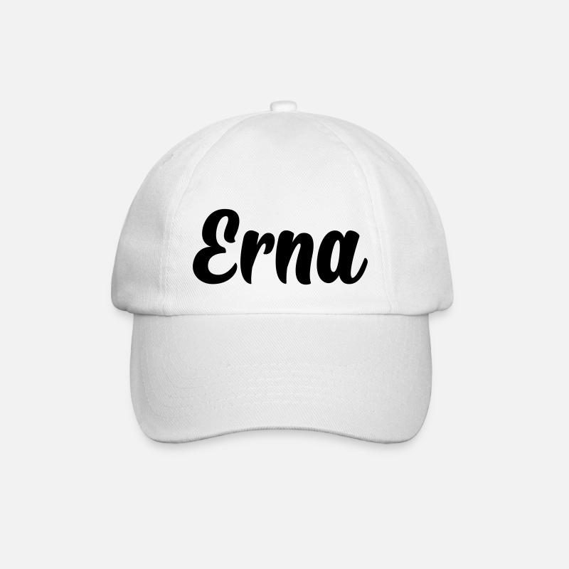 Erna - Baseballkappe - Weiß/Weiß