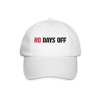 pas de jours de congé devis - Casquette classique - blanc/blanc - Devant