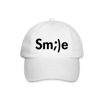 SMILE - Casquette classique - blanc/blanc - Devant