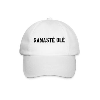 Trucs de yoga / Namaste Ole Logo - Casquette classique - blanc/blanc - Devant