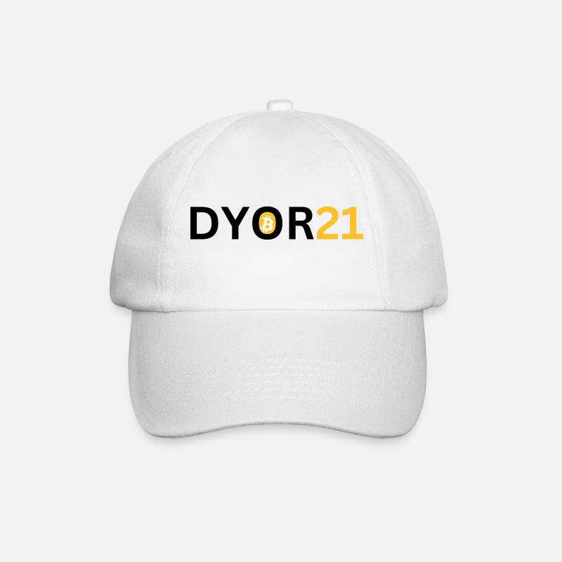 DYOR21 - Baseballkappe - Weiß/Weiß